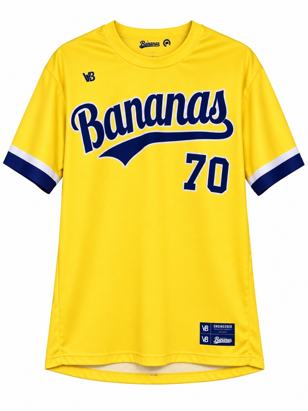Delwood Optimist Baseball Bananas Jersey Size Medium #70 | Halloween